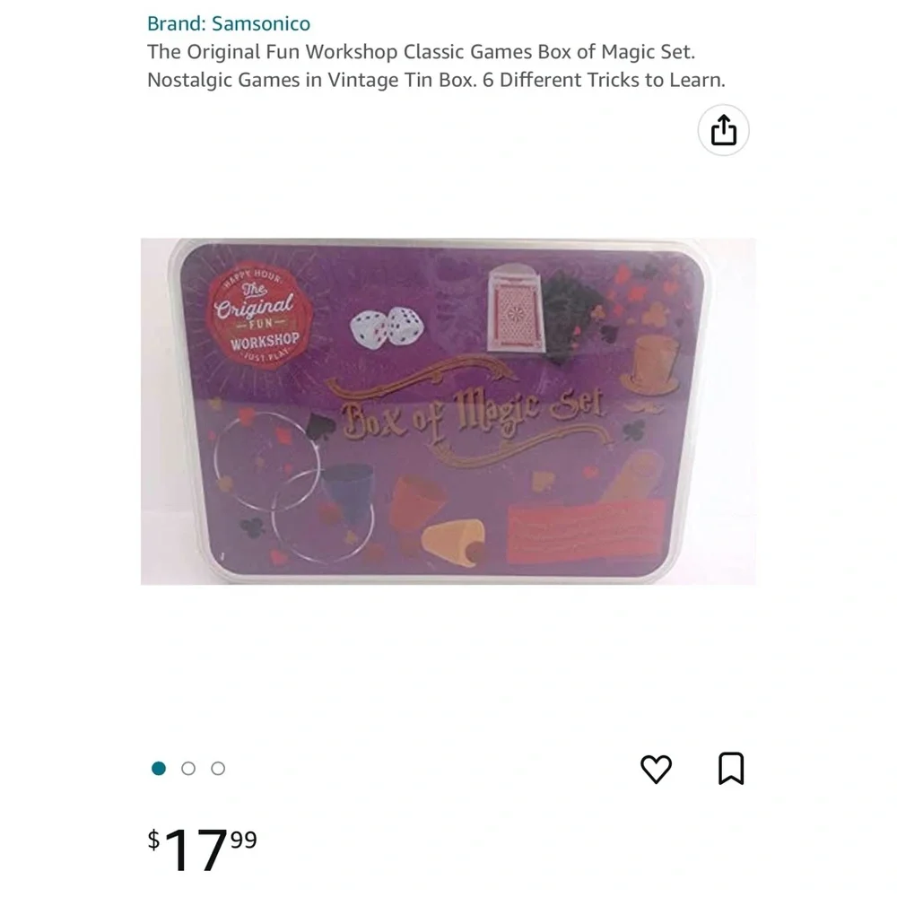 The Original Fun Workshop Classic Box of Magic, 8‎ and older Recommended